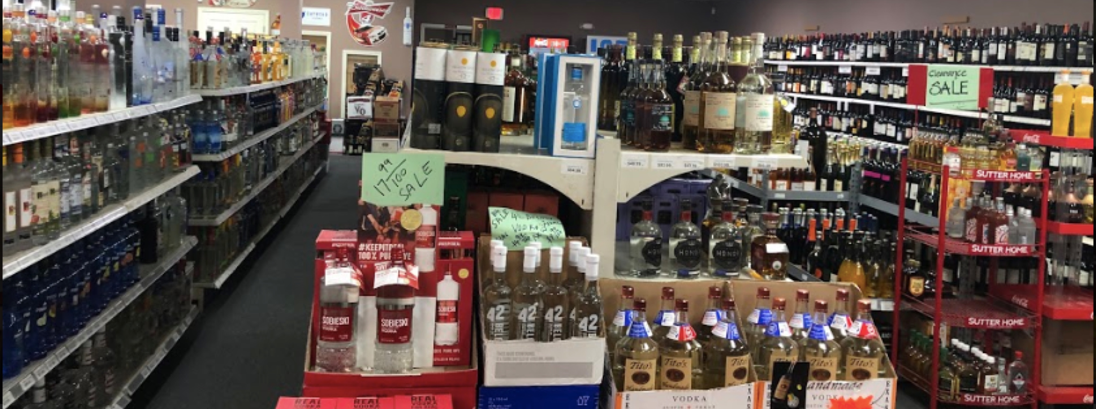 Inside Chamblee Liquor Store